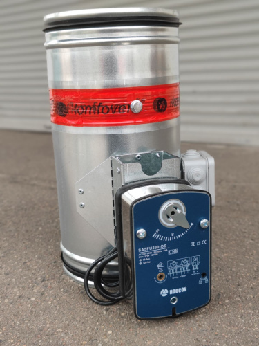 Клапан противопожарный UVA 60 MН UVA 60 MH Комфовент, удлиненный привод не монтируется в стену 