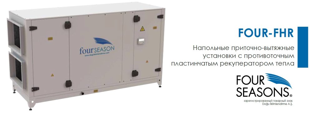 Вентиляционные установки Dogu FOUR-FHR