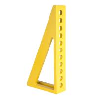 Упорный и крепежный угольник L300 с 11 отверстиями правый