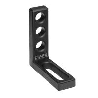 Упорный и крепежный угольник L90 с 3 отверстиями