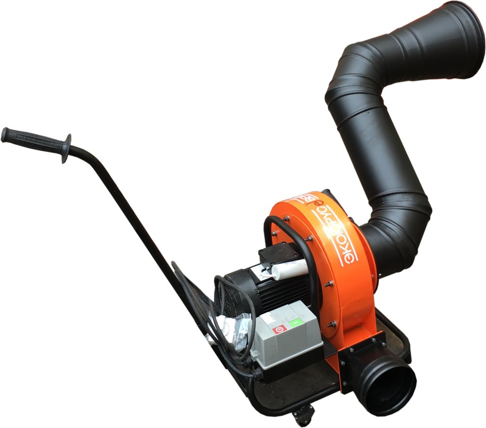 Передвижное устройство для удаления выхлопных газов Гусь