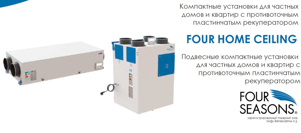 Вентиляционные установки Dogu FOUR-HOME 